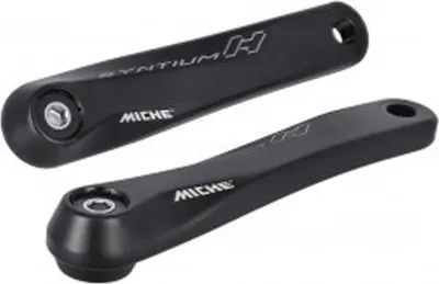 Image de Pédalier Miche Syntium H pour vélo électrique ISIS comp. 170 mm, noir (1 jeu)