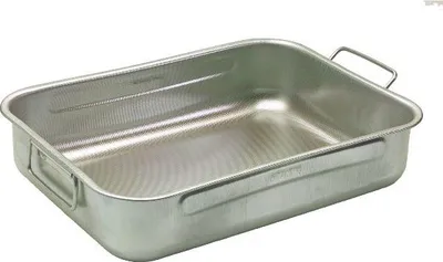 Image de Plat à Four Haut 35 X 26 Cm - Steel Pan