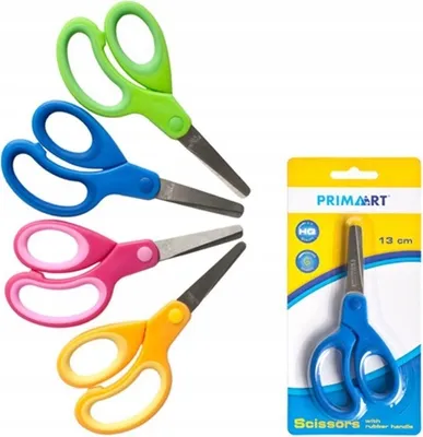 Produktbild von Schulschere mit Gummigriff 13 cm
