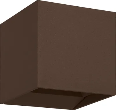 Produktbild von CALPINO 3 Wand-/Deckenleuchte Lampe Beleuchtung - L10 x H10 x AL10 cm - rostbraun - 2X2,8W inkl. - IP54