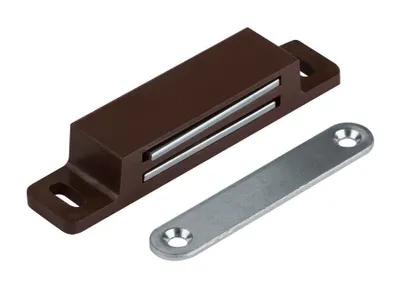 Obrázek produktu pro Walteco Nábytkový magnet, nosnost 13,5 kg, hnědý, 2 ks
