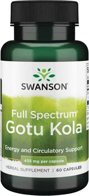 Obrázok produktu pre Gotu Kola 435 mg 60 kapsúl Swanson Health Products