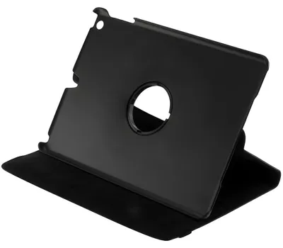 Produktbild von subtel Tablet-Case mit Ständer kompatibel mit iPad Air 1 / iPad 5 / iPad 6 – Tablet-Schutzhülle mit 360° drehbarem vertikalen / horizontalen Ständer – schwarz