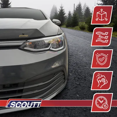 Obrázek produktu pro SCOUTT | Deflektor / kryt přední kapoty pro Volkswagen Tiguan 2024-