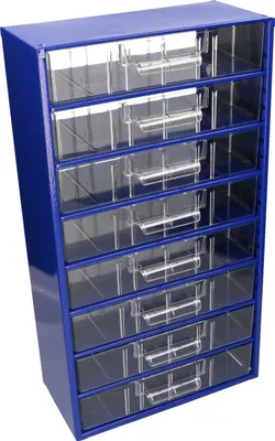 Produktbild von KOTARBAU® Kleinteilemagazin Metall Sortierkasten Teilebox Aufbewahrungsbox für Kleinteile 8K