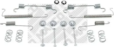 Produktbild von MAPCO Zubehörsatz Bremsbacken 9166 Hinten für OPEL Corsa C Schrägheck (X01)