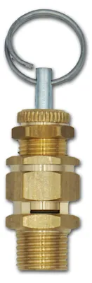 Sicherheitsventil 1/4", 0-2 bar, Messing, Druckluft-Überdruckventil