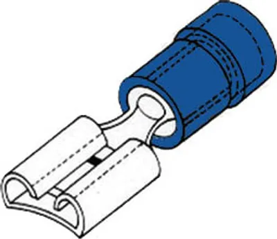 Immagine prodotto di Connettore Femmina 6,4Mm Blu
