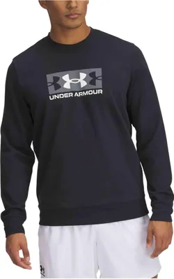 Productafbeelding van Under Armour heren sweatshirt, model Ua Rival Terry Logo Crew, artikelnummer 1390140-001, maat LG