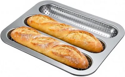 Productafbeelding van Broodvorm - Bakvorm Lang - Brood Bakken - Antiaanbaklaag - 32.5 cm - Zwart