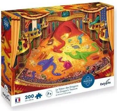 Produktbild von Calypto - Drachenschatz 200 Teile Puzzle