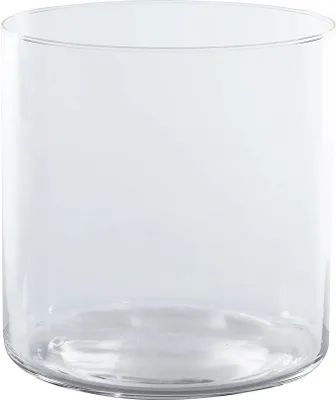 Produktbild von Dekoglas, Vase ZYLINDER LEVI H. 19cm D. 19cm transparent rund Glas Hakbijl