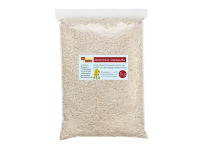 Produktbild von tea4chill Premium Rapswachs 2kg für Kerzenherstellung – 100% natürliches Wachs, nachhaltiges Naturwachs vegan zum selber Kerzengießen.