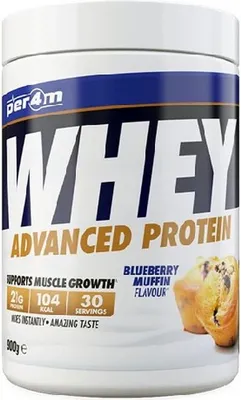 Produktbild von Per4m Whey Protein - 900g-Dose Blueberry Muffin