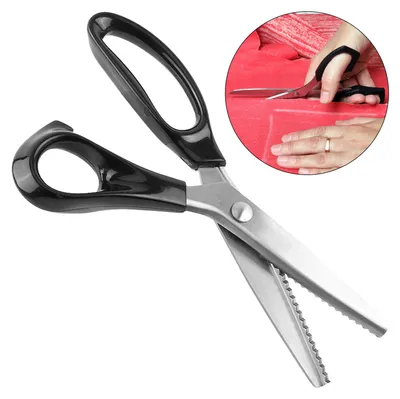 Produktbild von Dekorative Dreieckskanten-Zackenschere aus Stoff, Schere, Schere, Schere, 3, 5, 7 mm
