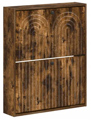 Produktbild von vidaXL Wandmontierter Schuhschrank ALKMAAR 71 x 17 x 86 cm