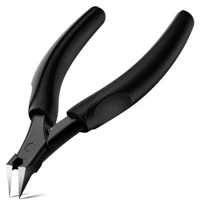 Produktbild von Nagelzange Gerade für Dicke Nägel Schwarz Edelstahl
