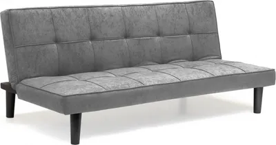 Produktbild von Giada 2-Sitzer Stoff Design Sofa Bett für Haus und Büro - Hellgrau