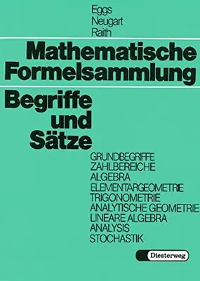 Produktbild von Mathematische Formelsammlung