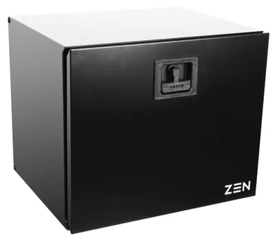 Produktbild von Lagerbox aus verzinktem Stahl 600 x 500 x 500 mm