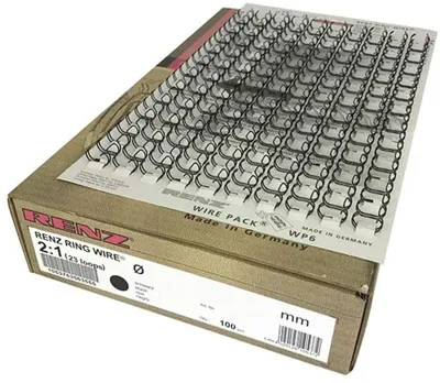 Zdjęcie produktu dla RENZ 321270123 Drahtbindee.12,7mm,schwarz