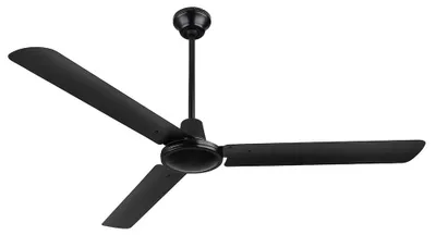Produktbild von Deckenventilator, Metall, schwarz, leistungsstark, L 142 cm