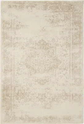Produktbild von benuta Vintage Teppich Wohnzimmer Suki Creme/Beige 300x400 cm Wohnzimmerteppich Schlafzimmer weich orientalisch Rechteckig