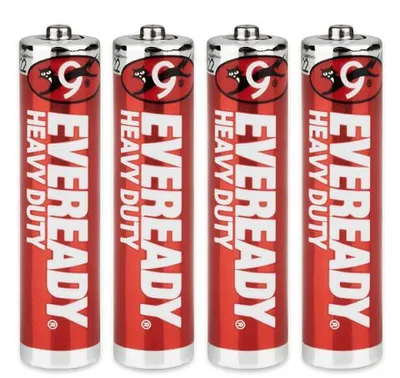 Obrázek produktu pro Baterie Eveready (Wonder) AAA zinkochloridová baterie - 4 ks