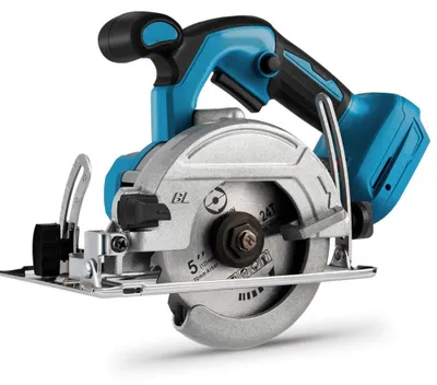 Produktbild von Kreissäge 125 mm - Akku Handkreissäge 18V - Bürstenloser Motor - 45 mm Schnitttiefe - 0–45° Gehrungsschnitt - 24-Zahn Sägeblatt - Ohne Akku