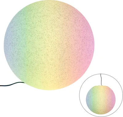 Produktbild von Smarte Außenleuchte Grau 56 cm IP44 inkl  Wifi A60 Nura