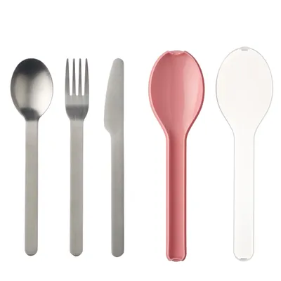 Image de besteckset ellipse 3-teilig - nordic pink