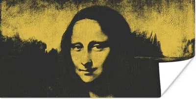 Produktbild von MuchoWow® Poster Mona Lisa - Leonardo da Vinci - Gemälde 150x75 cm - ohne Rahmen