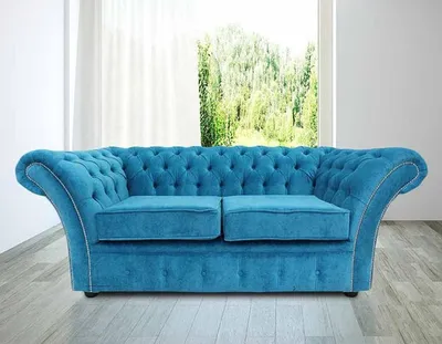 Produktbild von Chesterfield Sofa Couch Polster Sofas Klassischer 2Sitzer Leder Stoff Winchester