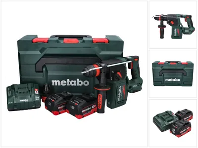 Obrázok produktu pre Metabo KH 18 LTX BL 24 Q akumulátorové kombinované kladivo 18 V 2,2 J + 2x akumulátor 10,0 Ah + nabíjačka + metaBOX