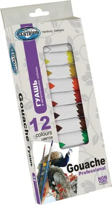 Produktbild von Gouachefarben, 12 Farben à 12 ml