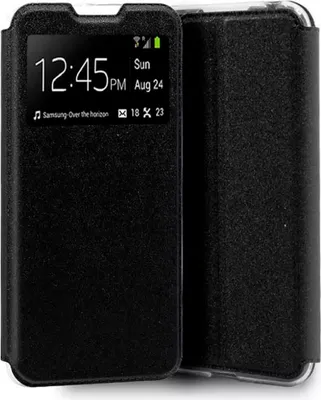 Produktbild von TCL 40R 5G Handyhülle Flip-Cover Schwarz mit integrierten Tasten