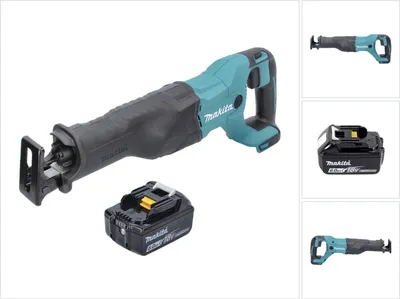 Produktbild von Makita DJR 186 G1 Akku Reciprosäge Säbelsäge 18 V + 1x Akku 6,0 Ah - ohne Ladegerät
