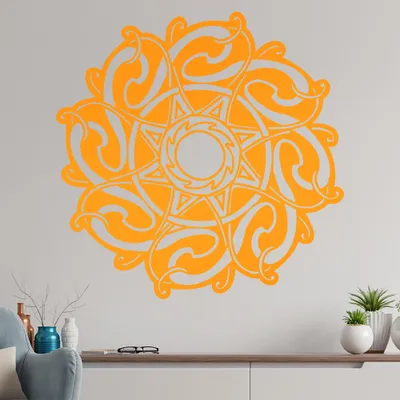 Produktbild von keltische Knoten Wandtattoo in 6 Größen - Wandaufkleber Wall Sticker - Dekoration, Küche, Wohnzimmer, Schlafzimmer, Badezimmer