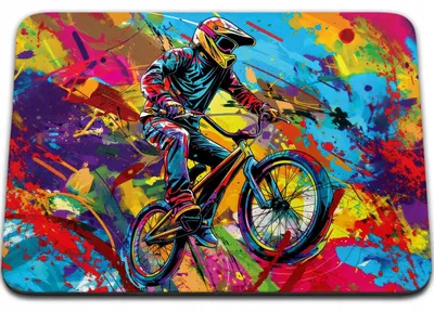 Zdjęcie produktu dla Podkładka Pod Myszkę 36 X 29 - Rower Bmx Mtb Sport