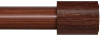 Zdjęcie produktu dla Karnisz 48-84 cm, 2,5 cm, do sypialni, imitacja drewna, regulowany