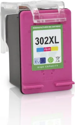 Produktbild von Kompatibel zu HP 302 XL / F6U67AE Tinte Color mit Füllstandsanzeige