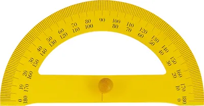 Produktbild von Wonday Tafel-Halbkreis-Winkelmesser 180 Grad magnethaftend aus Holz