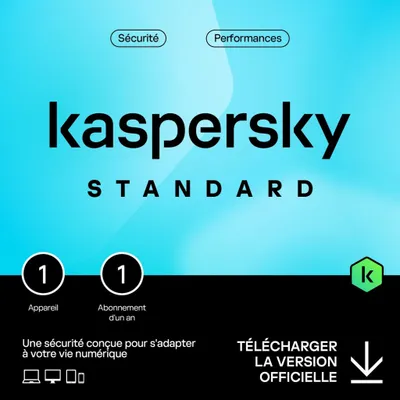 Produktbild von Kaspersky Standard, 1 Lizenz(en), 1 Jahr(e), Basis