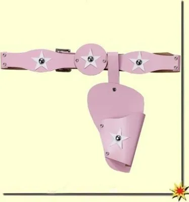 Produktbild von Gürtel Cowboy Damen rosa Cowgirl Holster