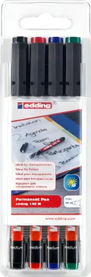 Immagine prodotto di edding 142 M Penna a foglio permanente, assortita (set di 4)