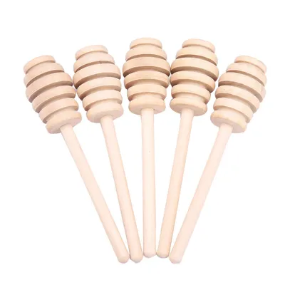 Produktbild von Honigtropfer, Holz-Honigtropfer, Honigtropfstäbchen, Holz-Rührstab, Kitchen Gadgets