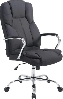 Obrázok produktu pre Manažérska stolička - Kancelárska stolička - Ergonomické nastavenie výšky sedadla, mimoriadne robustná | Farba: čierna