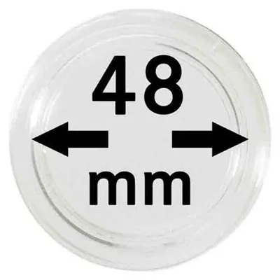 Produktbild von Lindner 2251048 Münzkapseln 48 mm-100er Pack