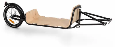 Obrázok produktu pre KLARFIT Companion Chaser príves na bicykel - Príves na bicykel pre zaťaženie do max. 30 kg, príves na bicykel pre 16" kolesá, ložná plocha z brezovej preglejky, typ: A