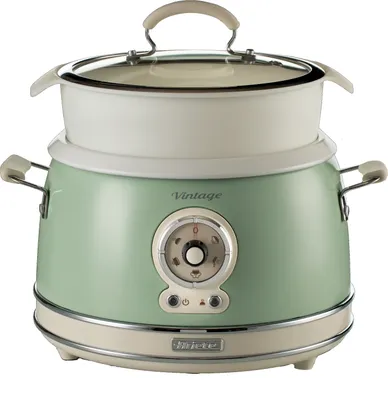 Image de Ariete 00C290404AR0 Ariete Vintage Dampfgarer, grün